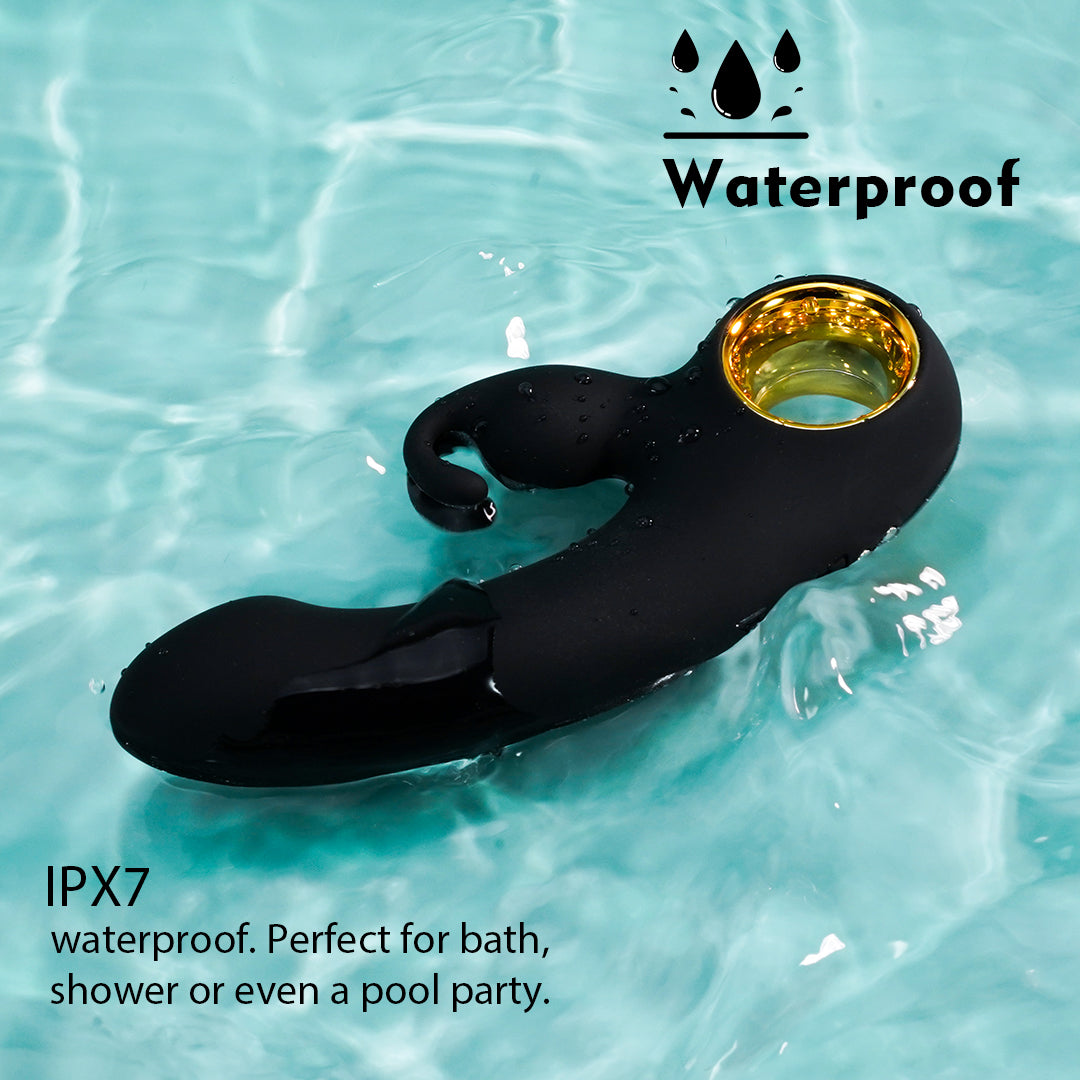 Finger Rabbit G-Spot vibrator, IPX7 waterproof, bath, shower, pool party.