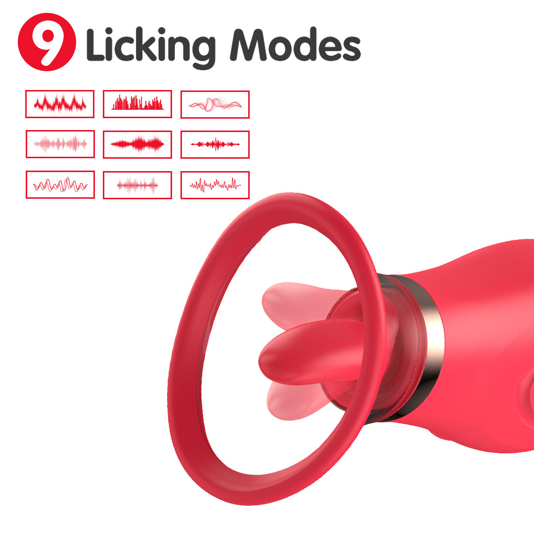 Vibrador de succión y empuje Sunlit Bloom
