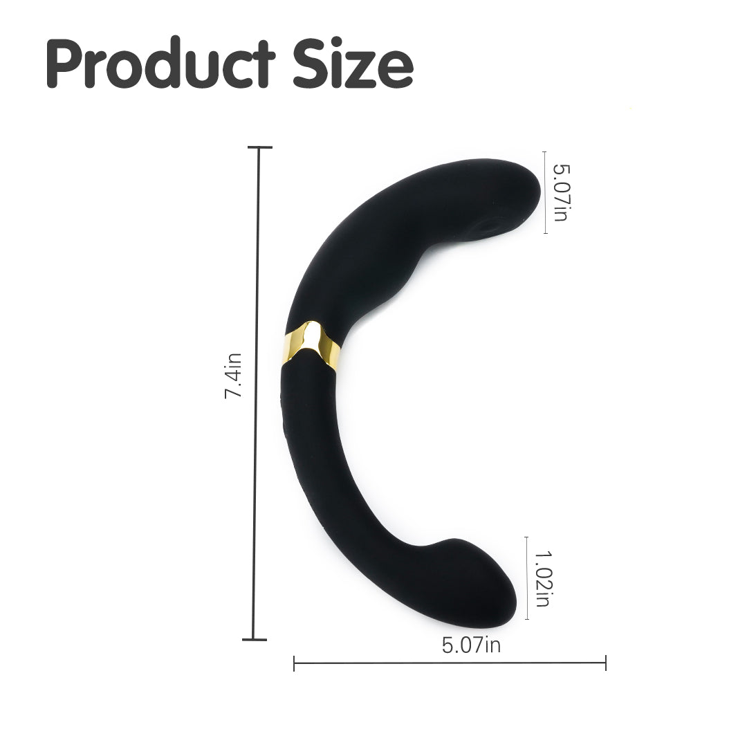 Prostate massager dimensions and size, Bad Peach