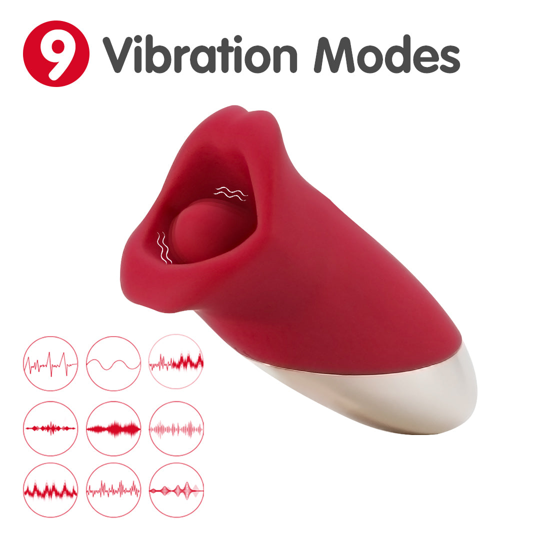 Sex Lip Lifelike Oral Love Vibrator