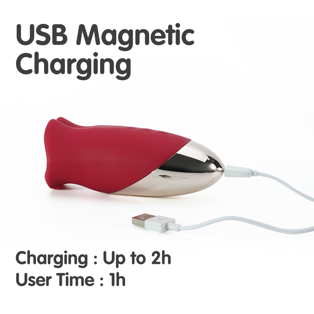 Sex Lip Lifelike Oral Love Vibrator