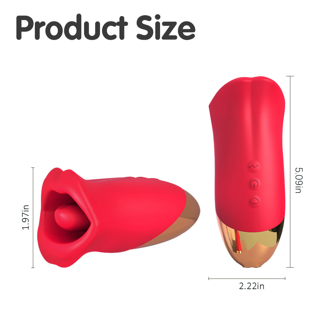 Sex Lip Lifelike Oral Love Vibrator