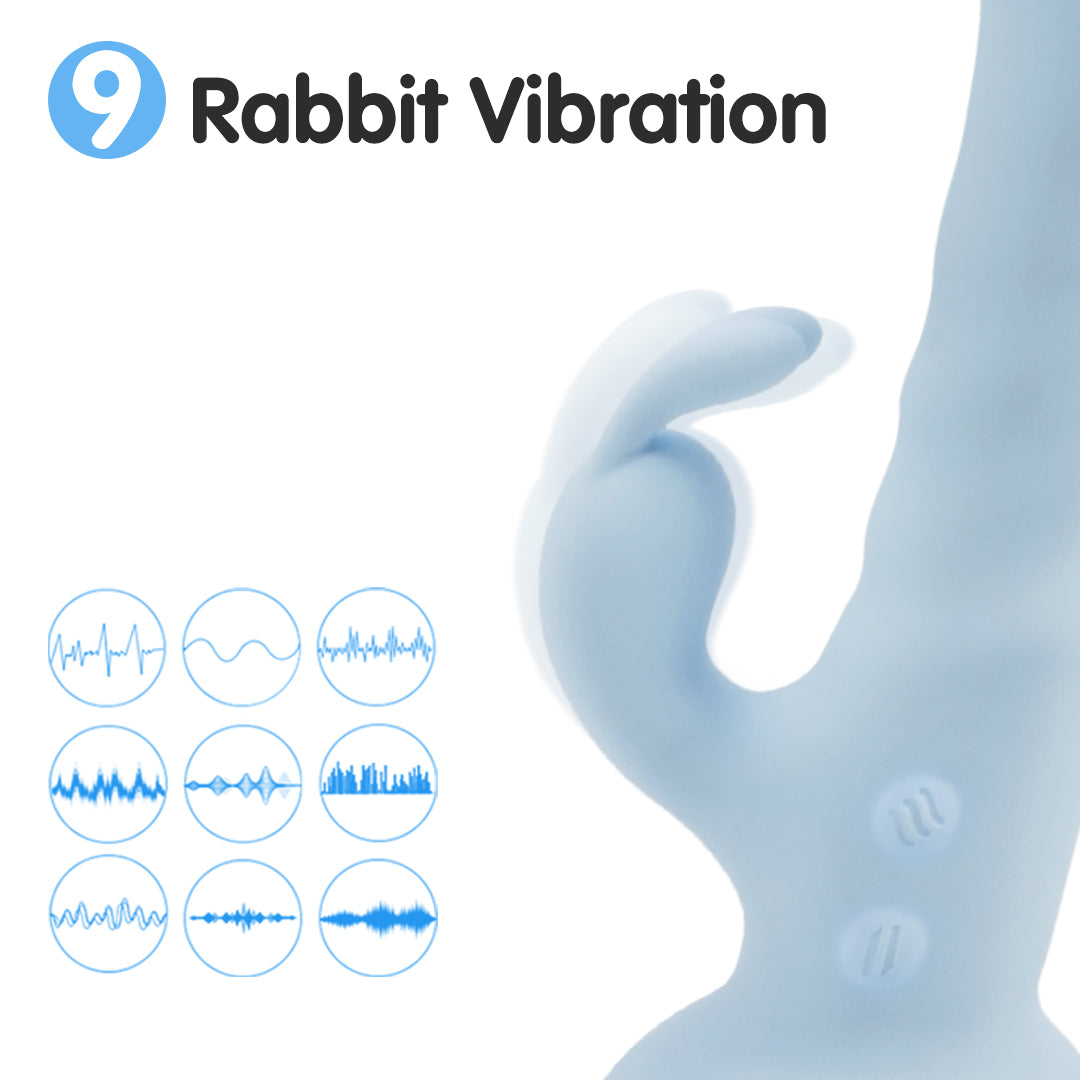 Blue eyes Thrusting & Twisting Rabbit Vibrator