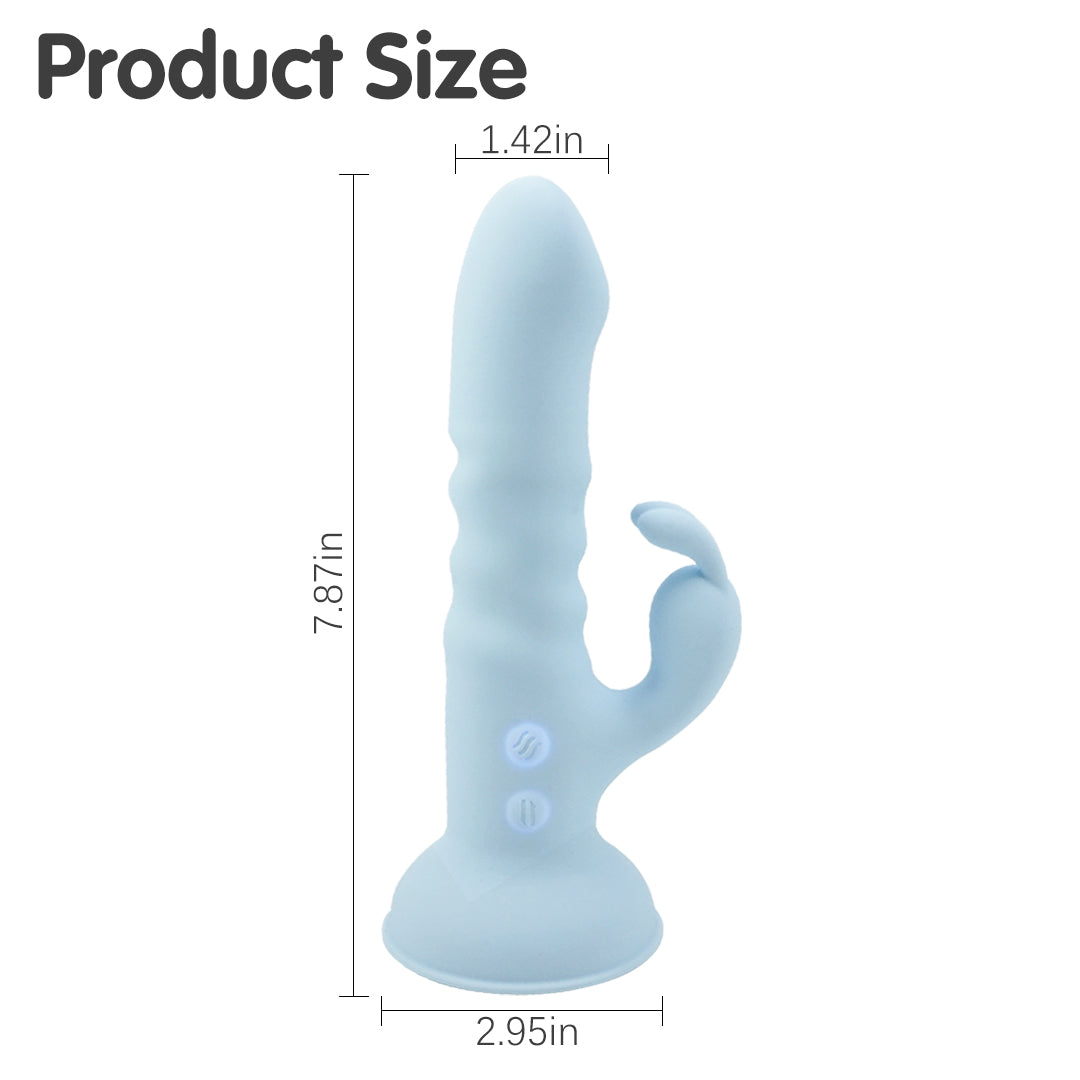 Blue eyes Thrusting & Twisting Rabbit Vibrator