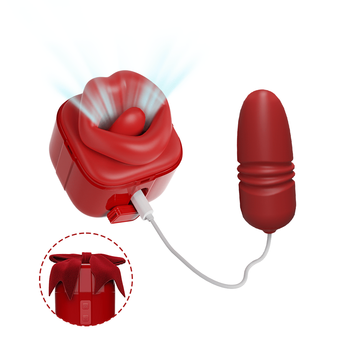 Lovely Kiss Pro 3 IN 1 Tongue Vibrator