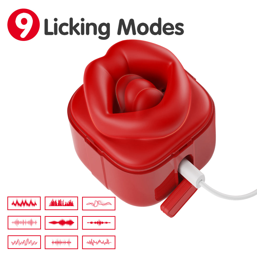 Lovely Kiss Pro 3-in-1 Tongue Vibrator