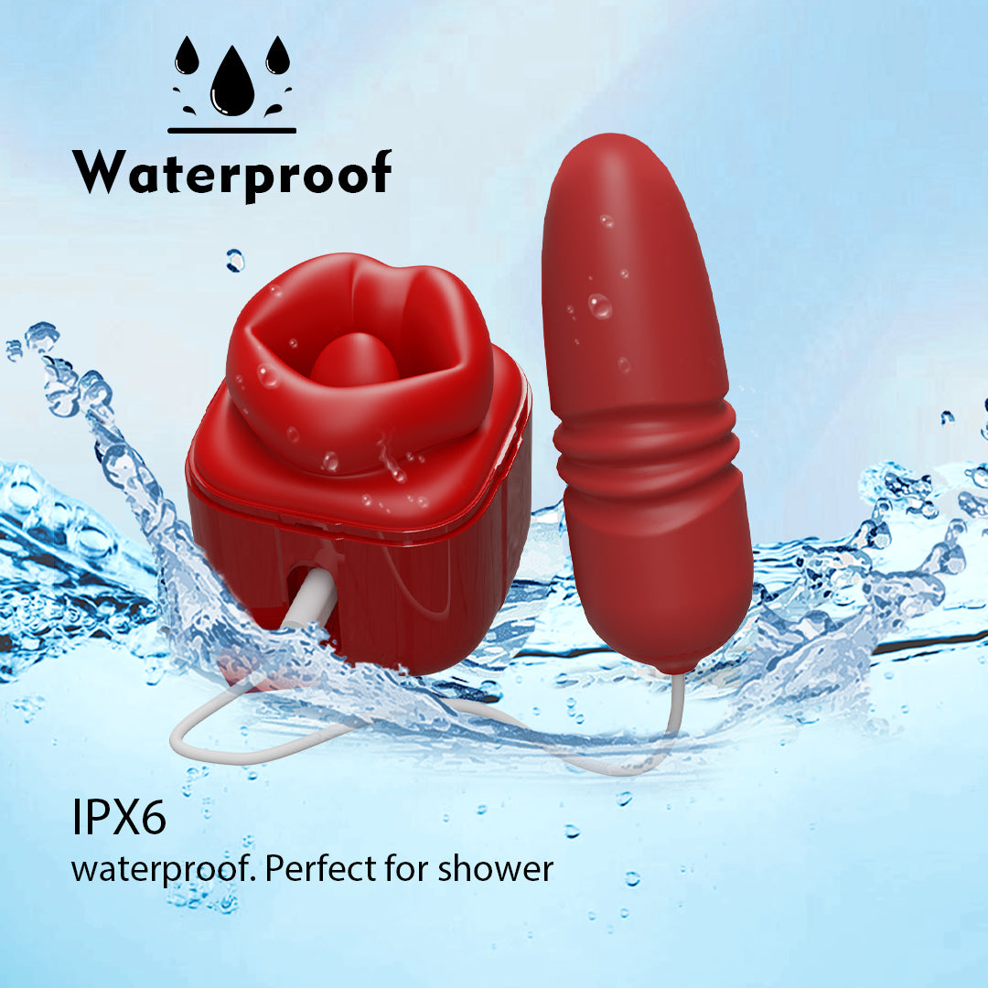 Lovely Kiss Pro 3-in-1 Tongue Vibrator