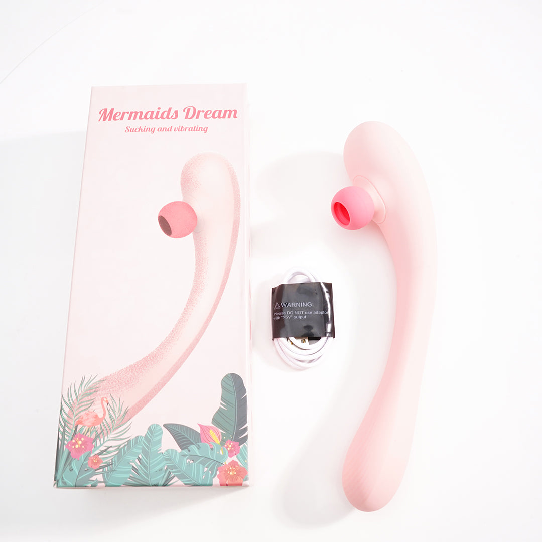 Mermaids Dream Suction Vibrator with Charging Cable