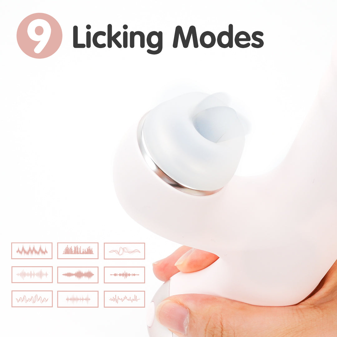 DJ Sona Vibrator with 9 Licking Modes,White Rabbit Vibrator with different modes
