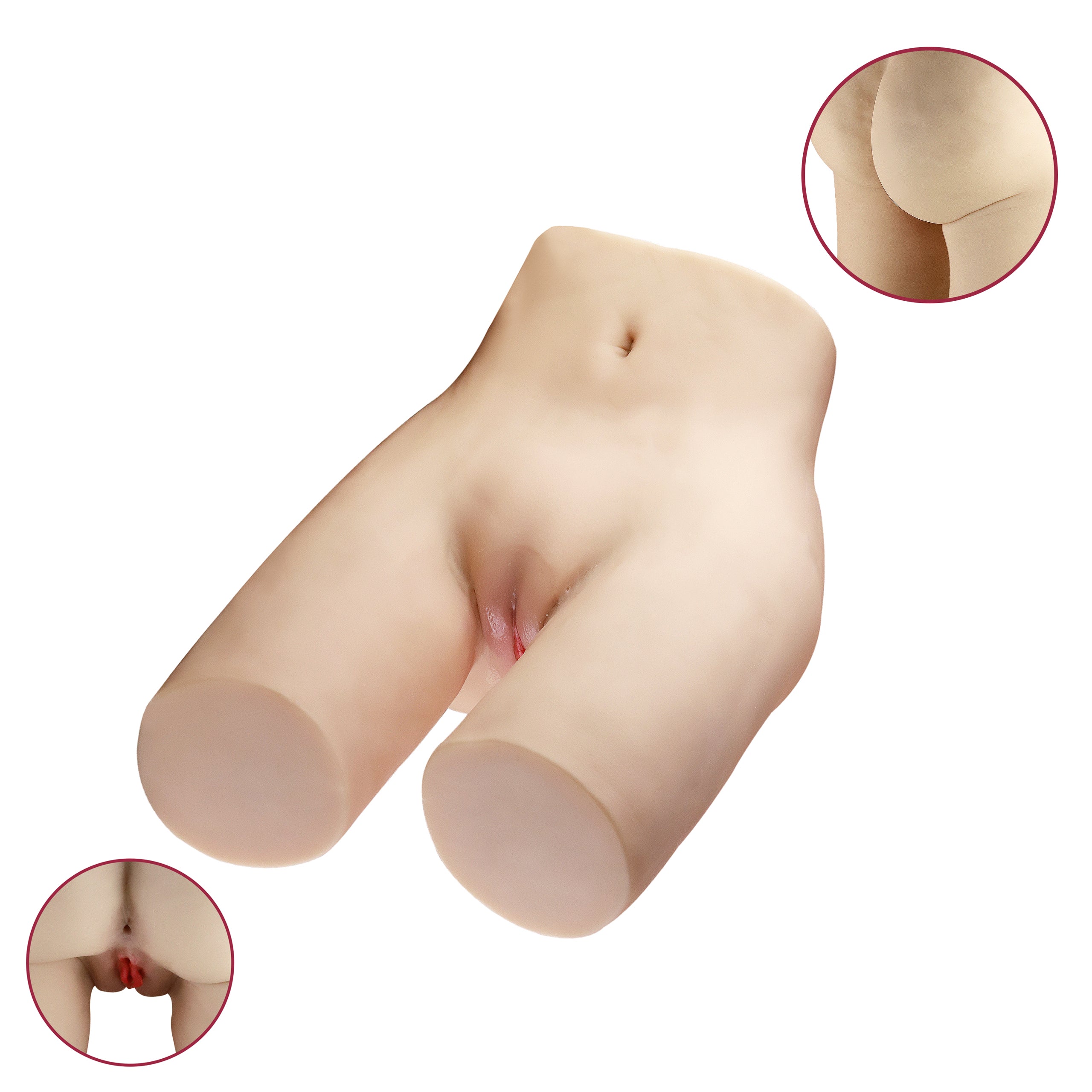 Realistic vagina and ass masturbator for men