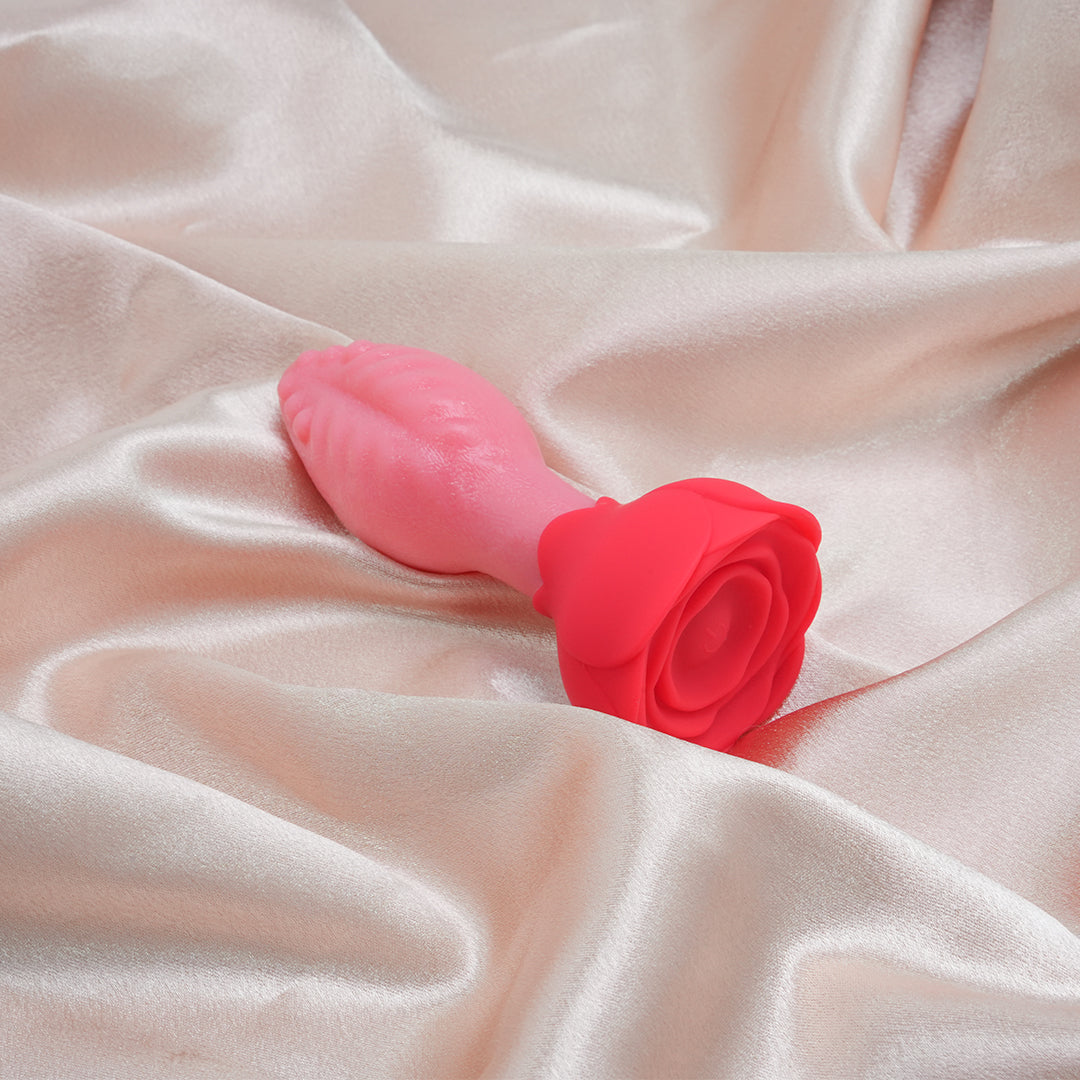 RoseSpin Remote Control Rotating & Vibrating Butt Plug