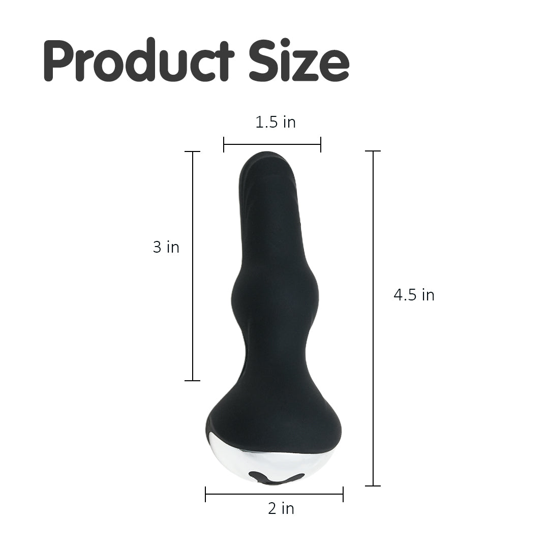 AuraSpin Rotating & Vibrating Butt Plug