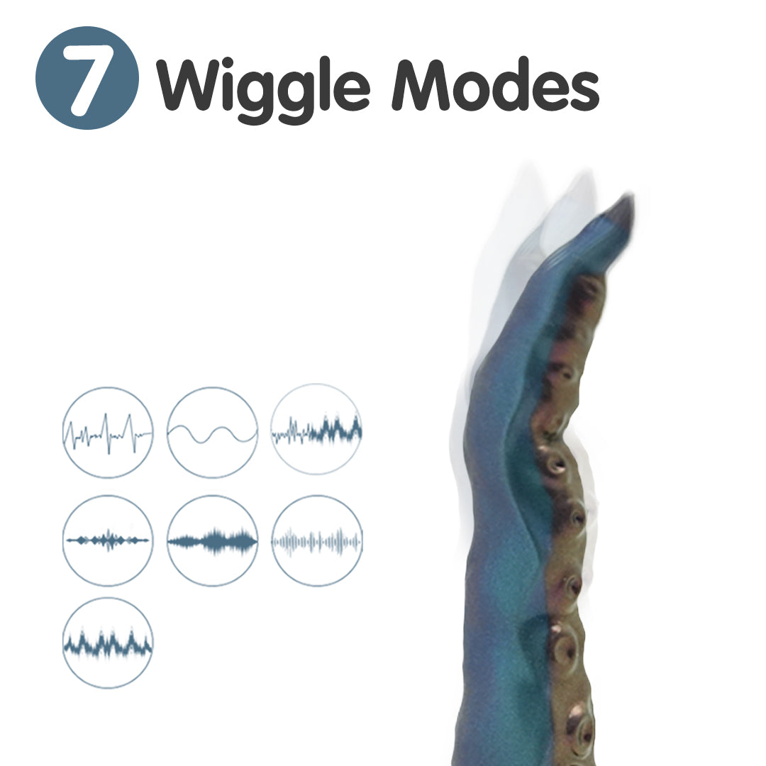 Abyss Wiggle Dildos Vibrator 10.5 Inch