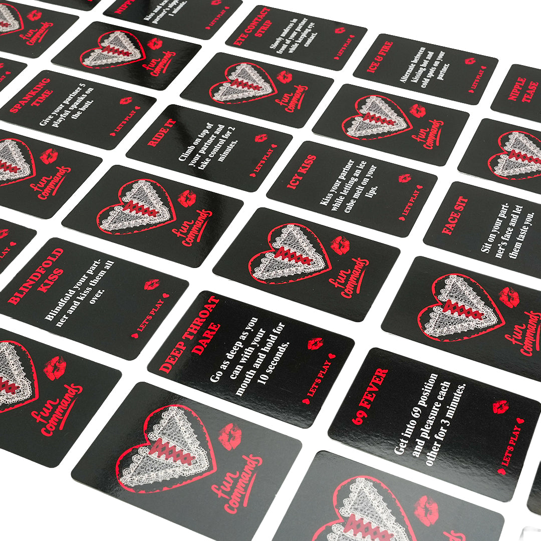 Fun Commands Sex Playing Cards(50 Games Cards)