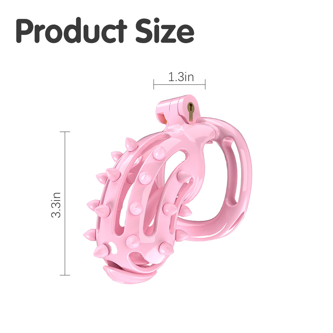 Blush Thorn Chastity Cock Cage Kit