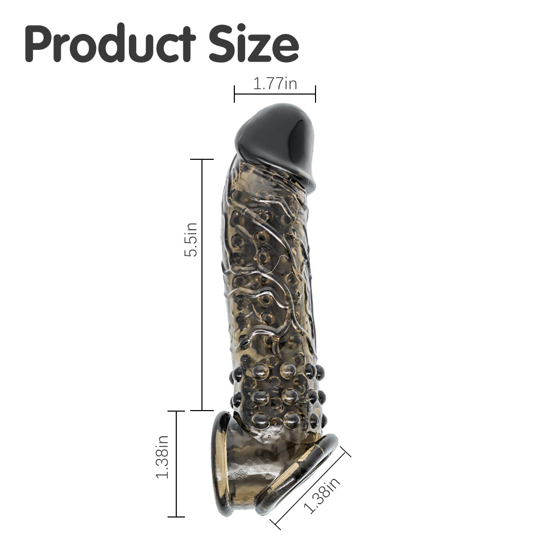 Funda de silicona para pene Dark Night
