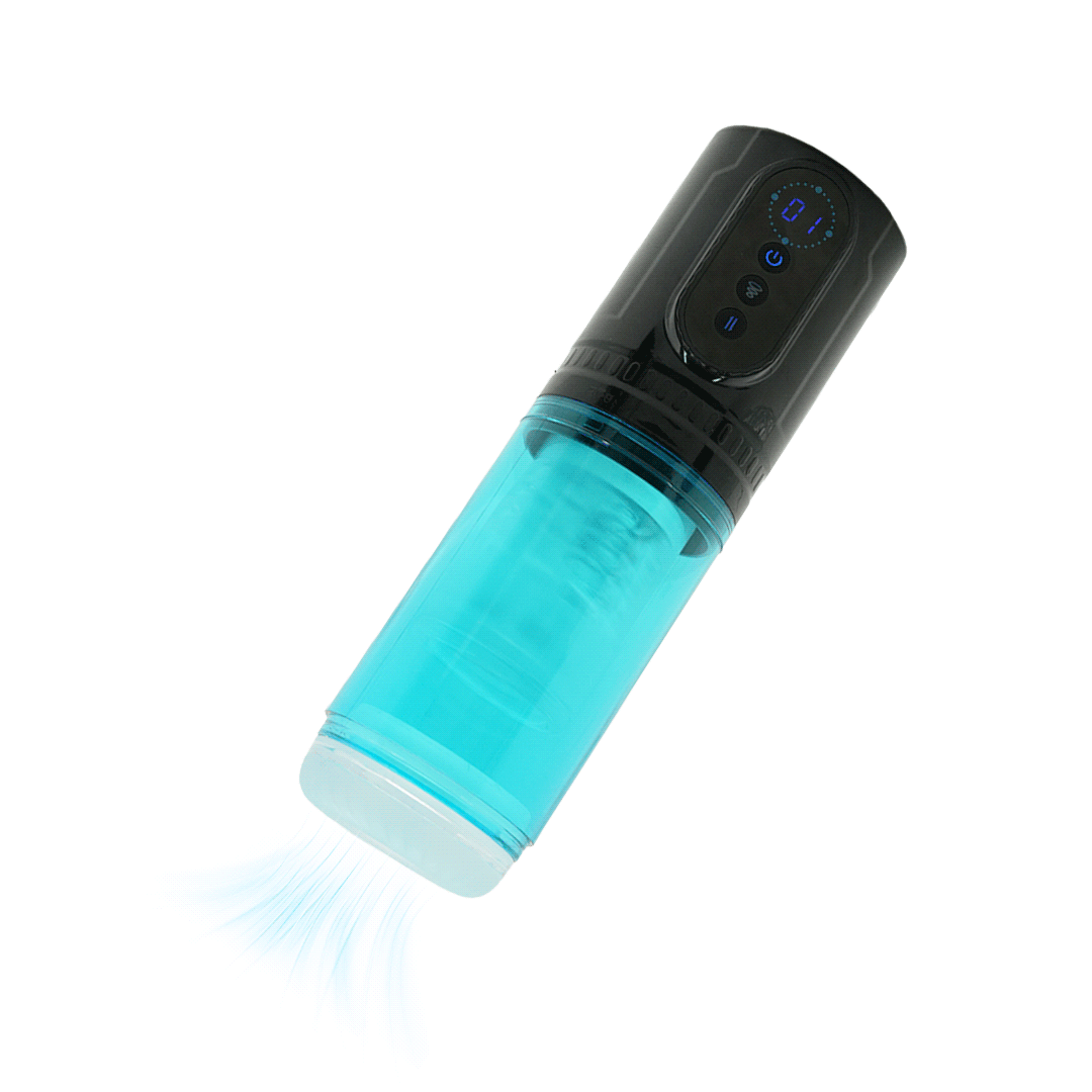Blue Submarine Rotating & Sucking Male Masturbators
