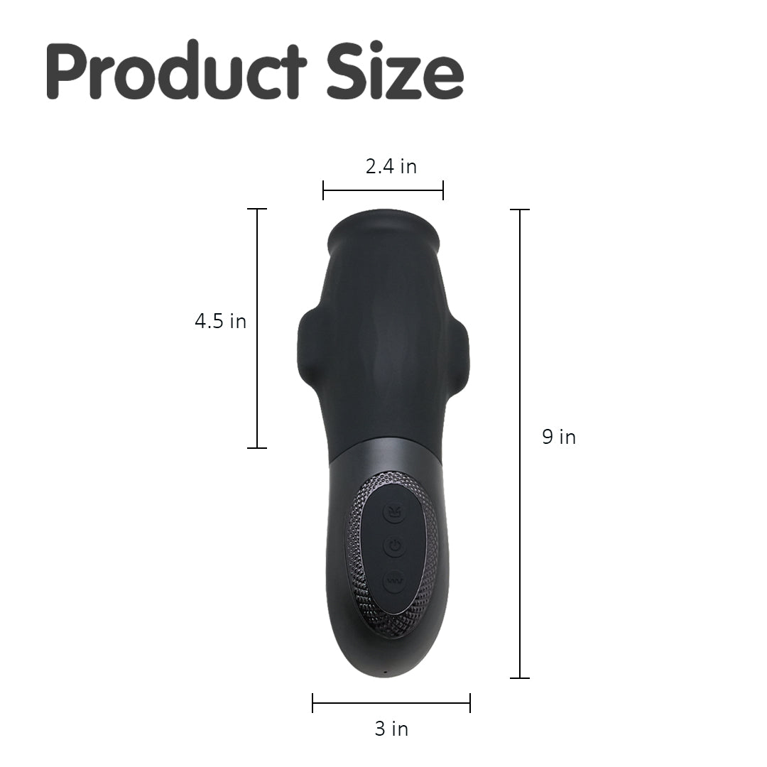 PulseFlow Vibrating & Suction Male Masturbator