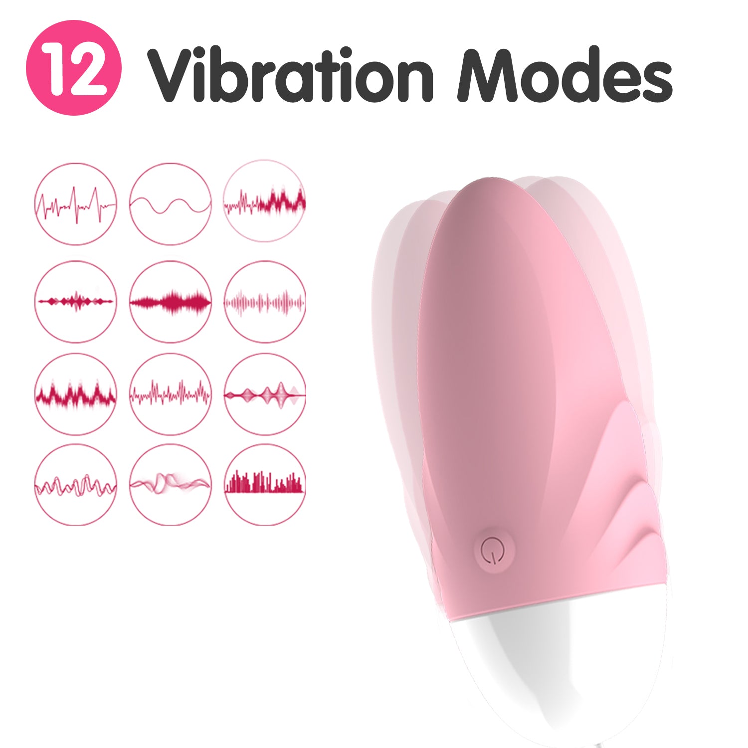Pink Bean Egg Vibrator