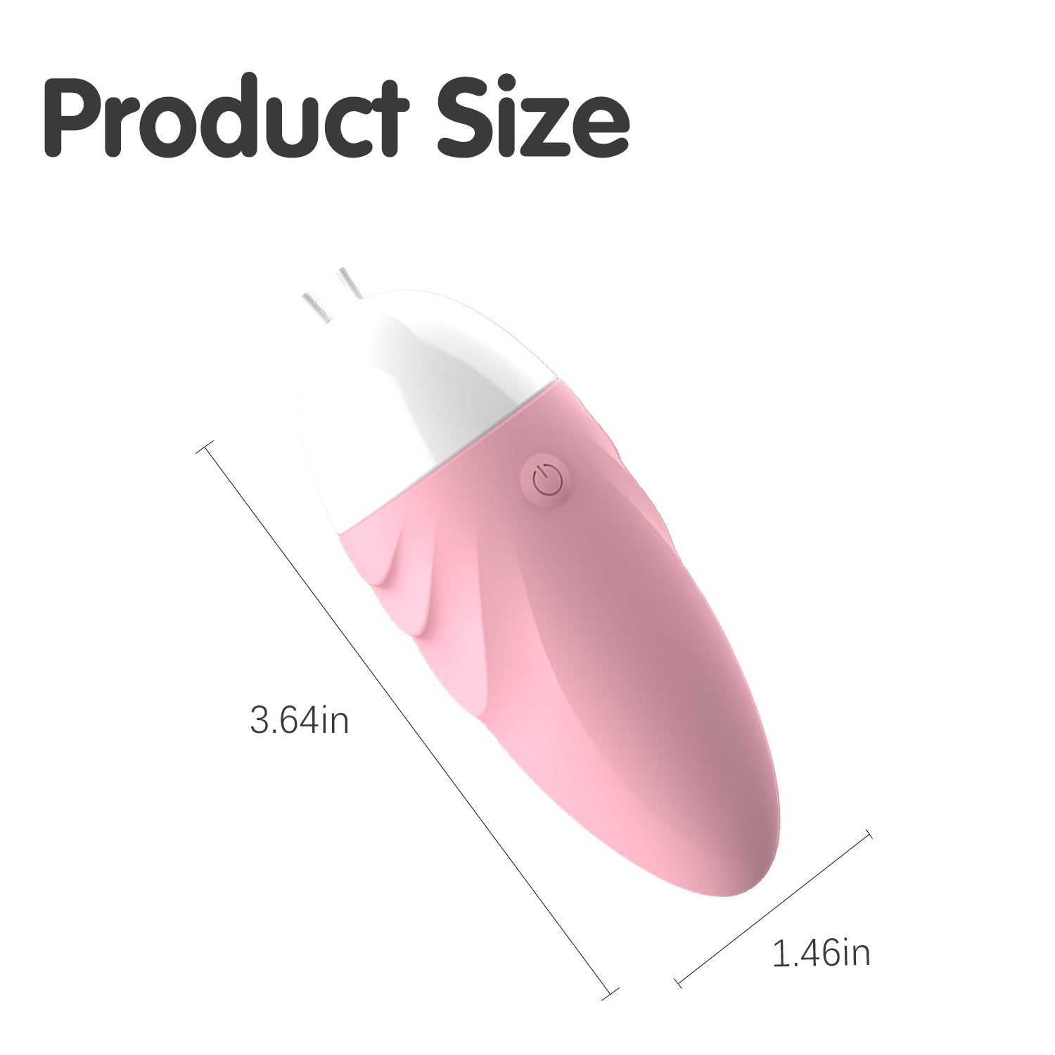 Pink Bean Egg Vibrator