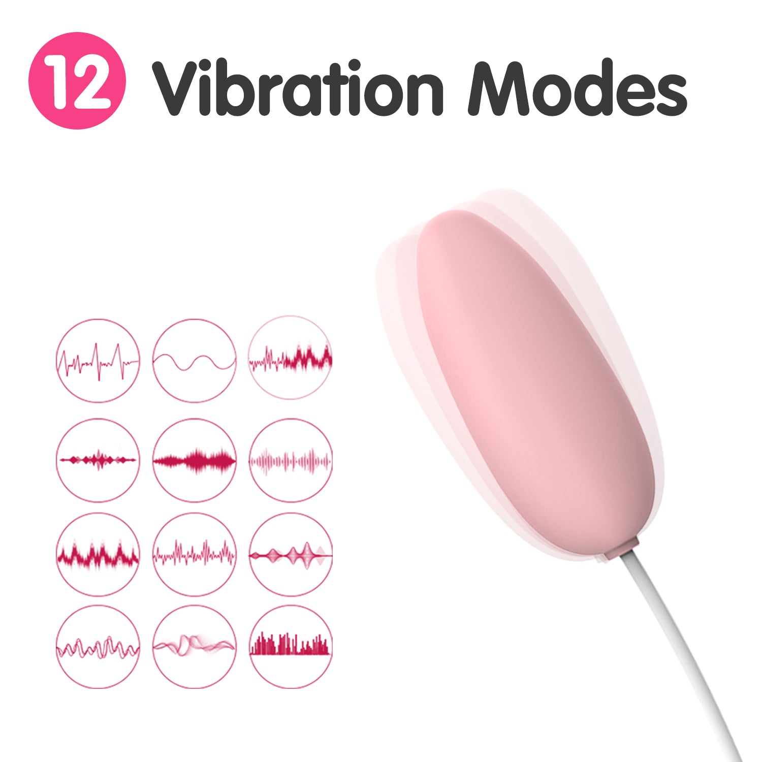 Meow Remote Control Sucking Egg Vibrator