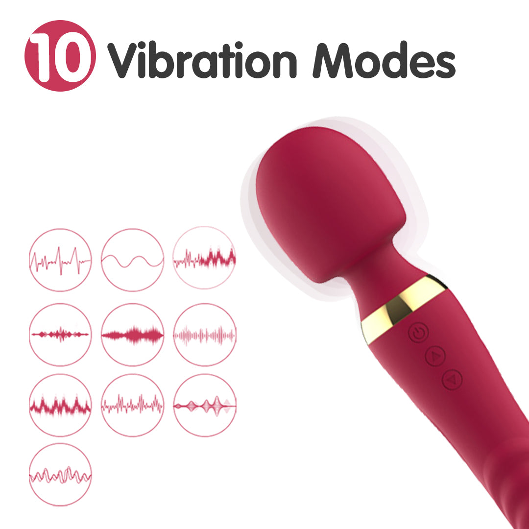 Euphoria 2-in-1 Massage Wand Vibrator
