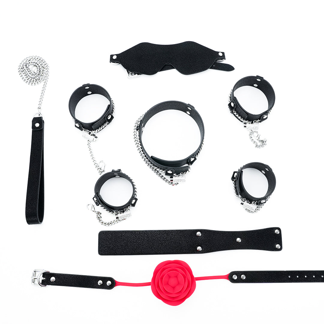 Midnight Desire Bondage Set - Complete luxury set