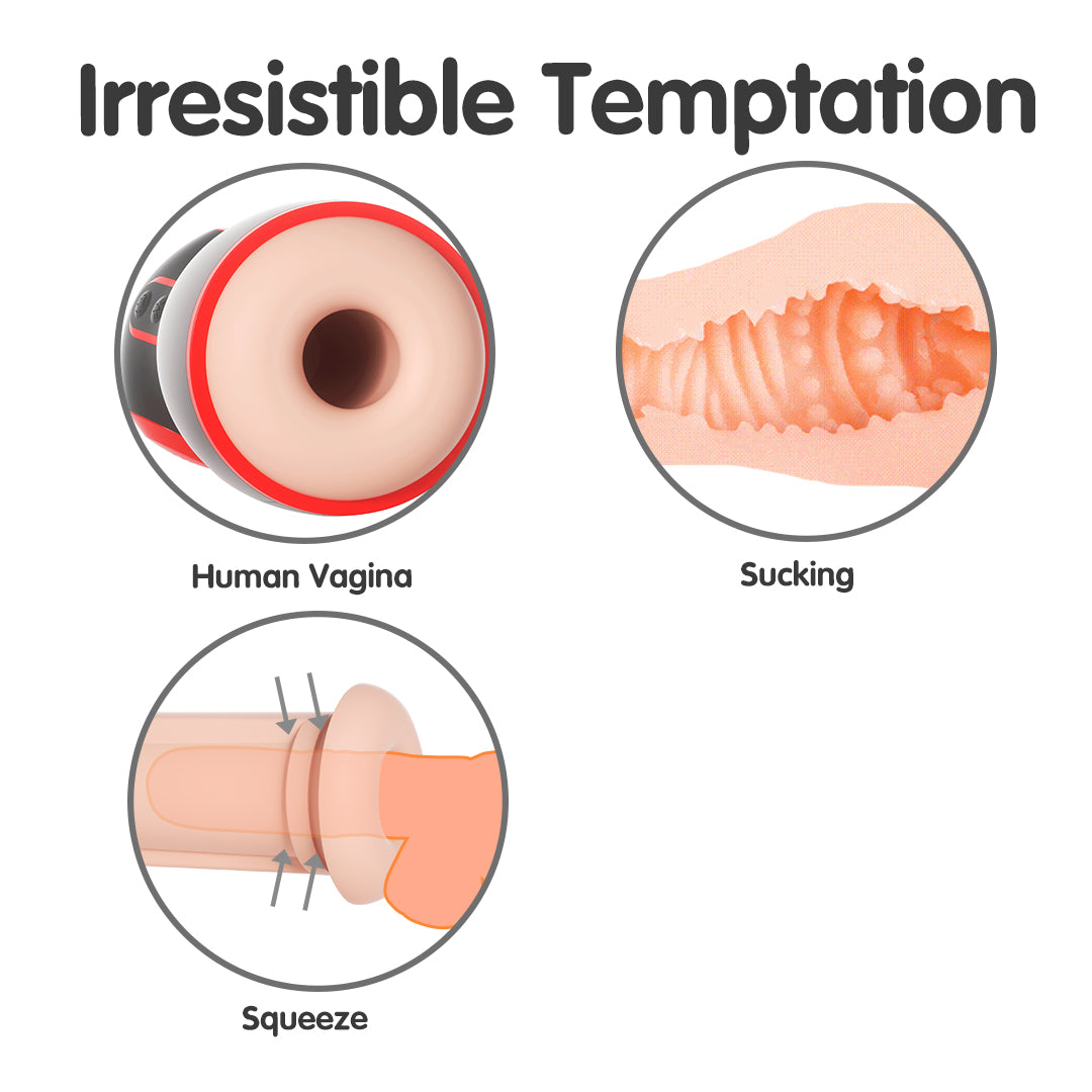 CIVI Masturbator features - human vagina, sucking and squeeze