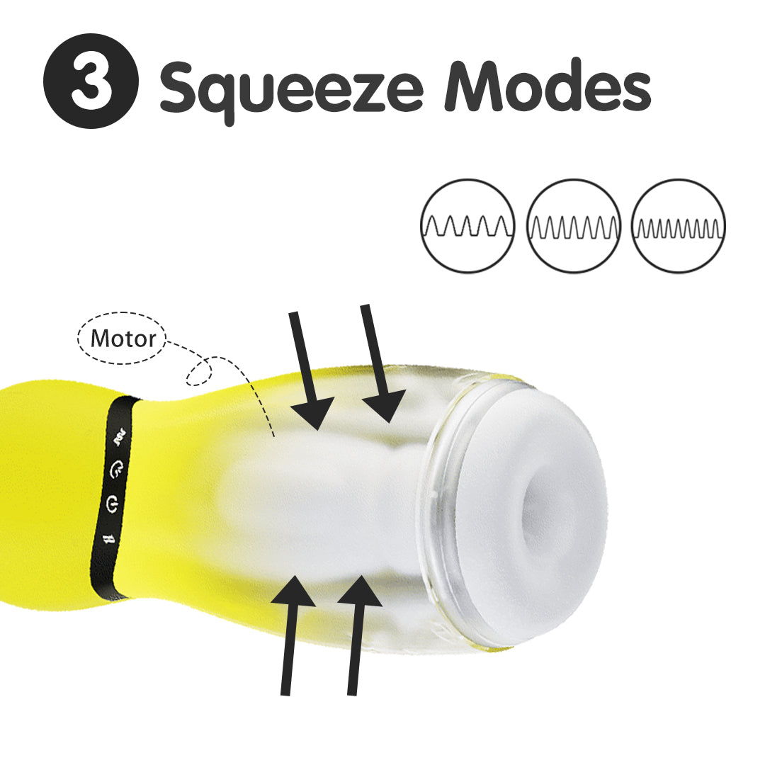 Zorro masturbator with 3 squeeze modes | Bad Peach