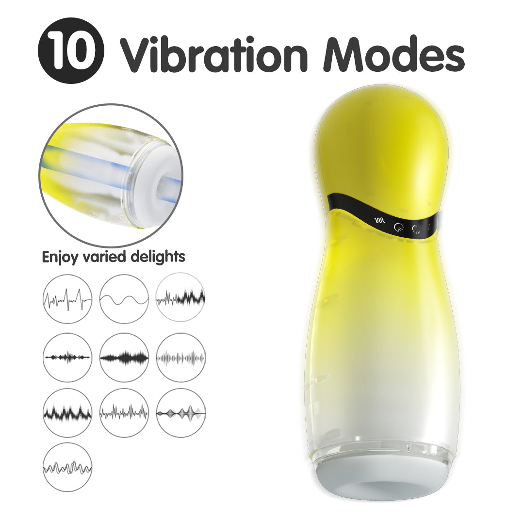 Zorro Masturbator with 10 Vibration Modes | Bad Peach