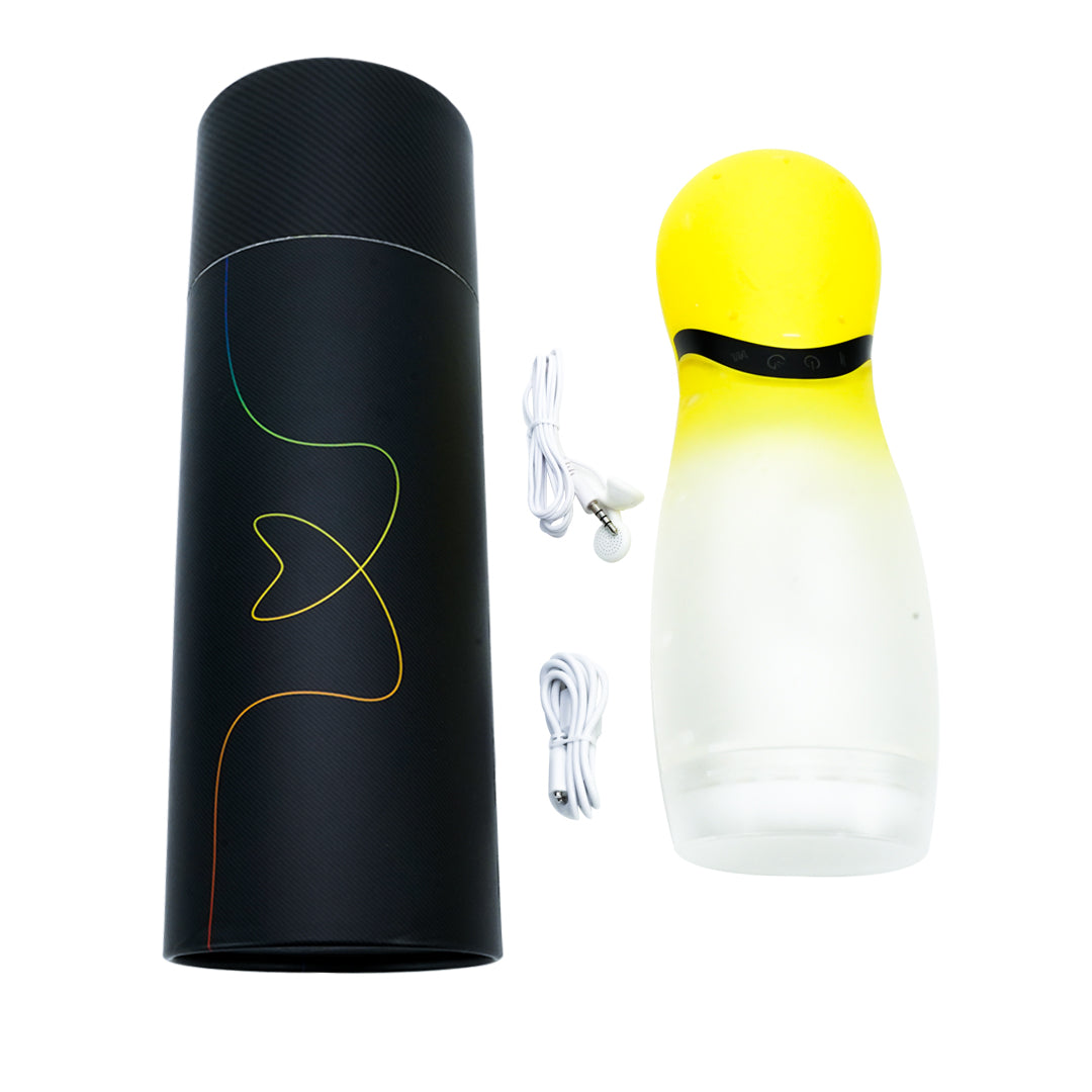 Zorro vibrating masturbator with accessories | Bad Peach