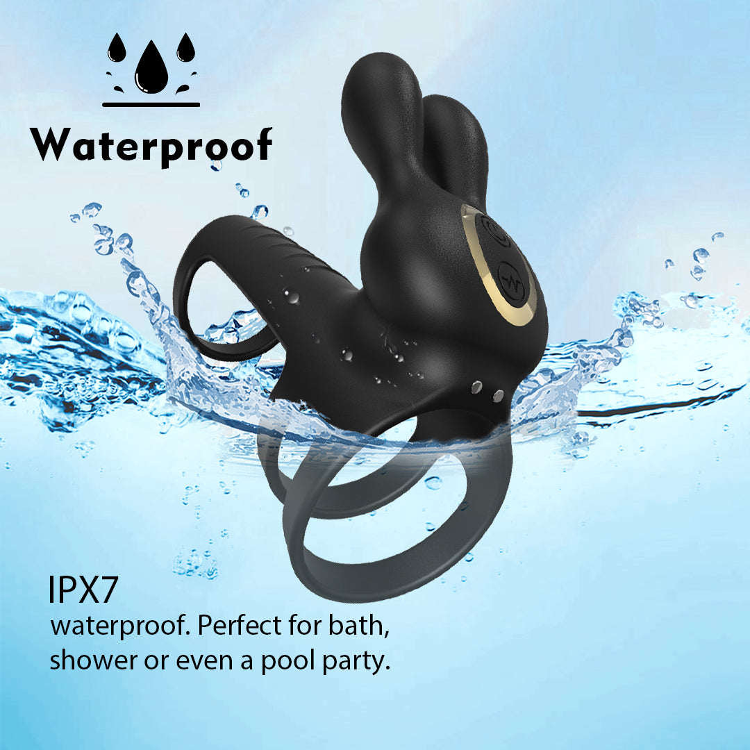 E-Bunny Vibrating Electric Cock Ring