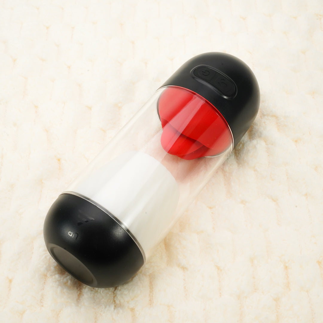 London 9 Tongue Licking Masturbator product - Detail shot