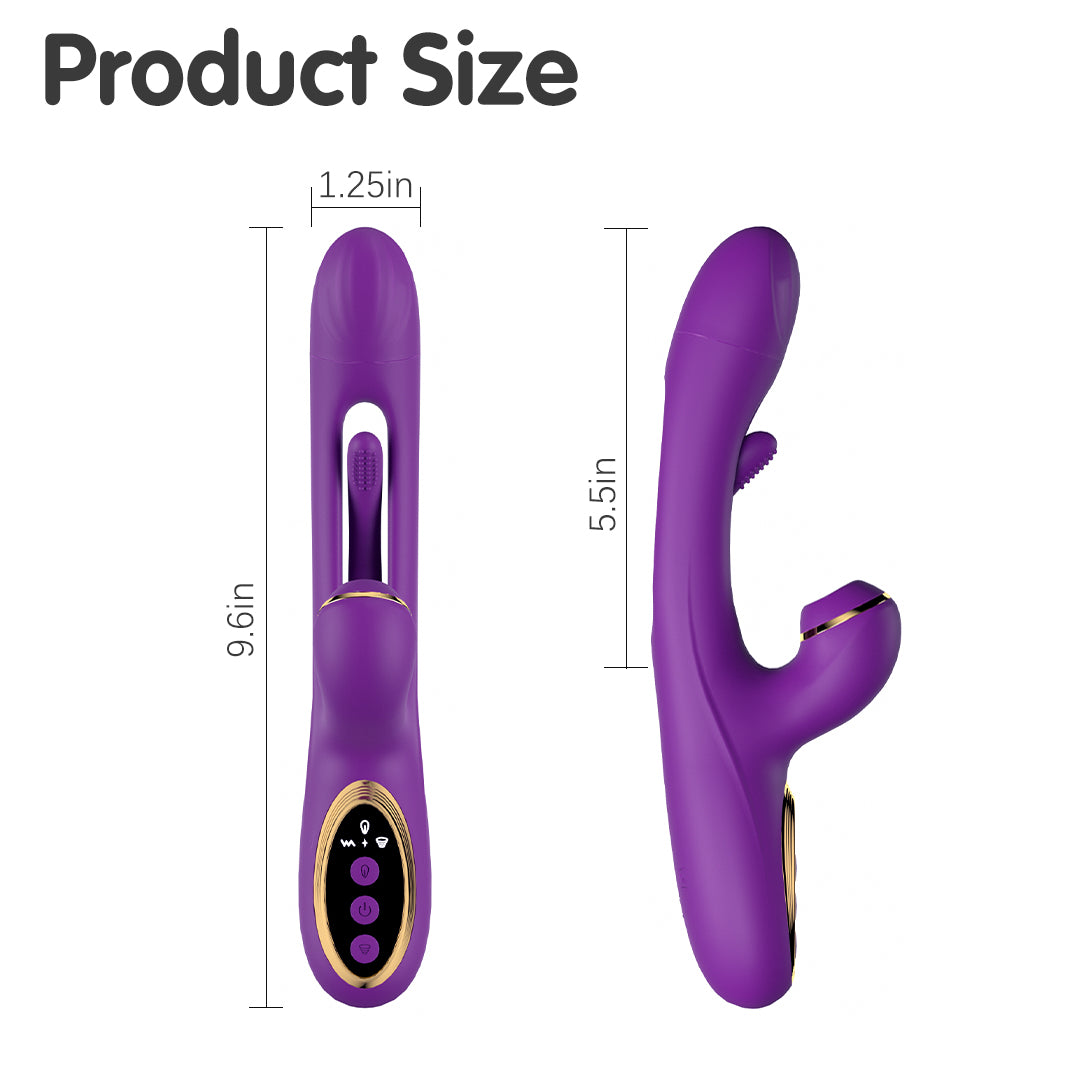 Violet Surge 3-in-1 Clitoral Suction Vibrator