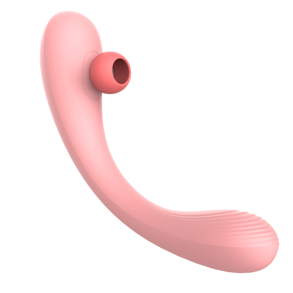 Pink Mermaid Dream Suction Vibrator - close up