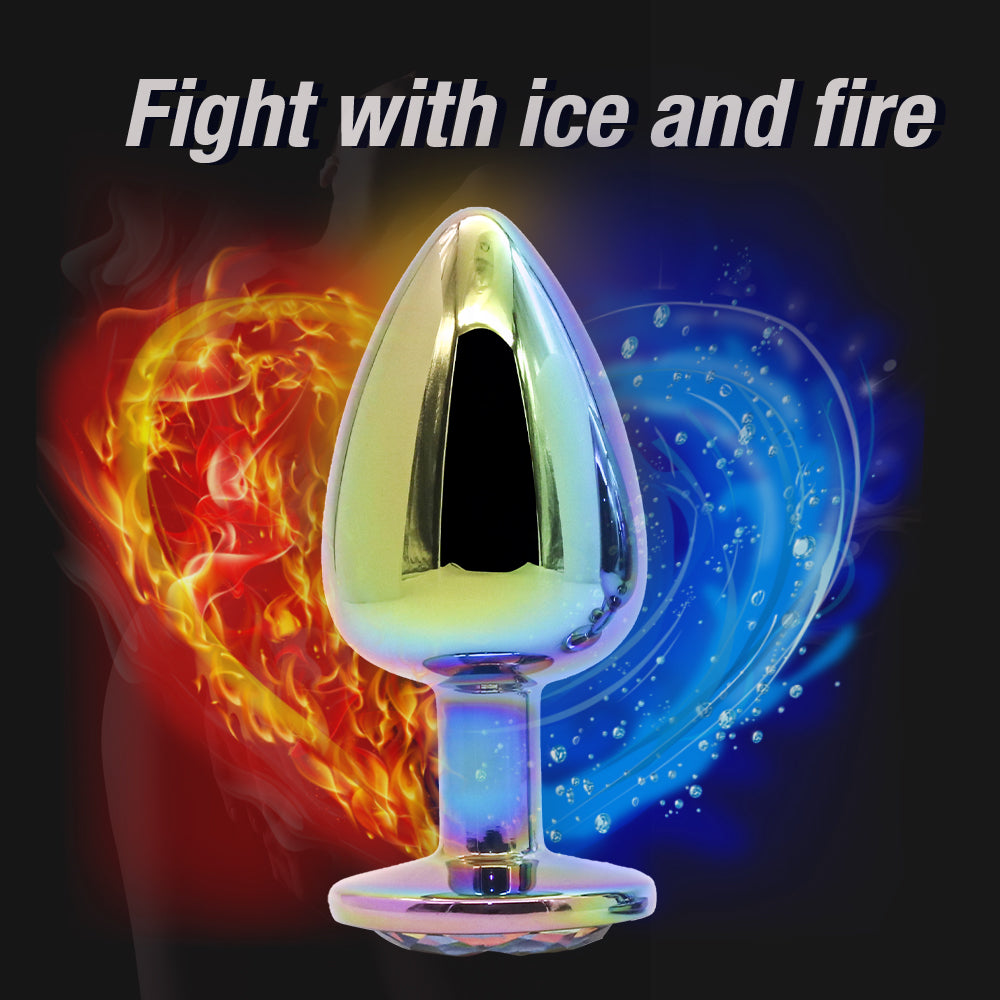Iridescent Felton Butt Plug, Fight with ice and fire