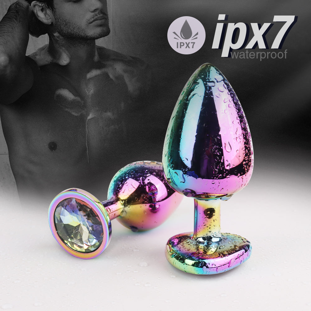 Iridescent Felton Butt Plug - IPX7 Waterproof