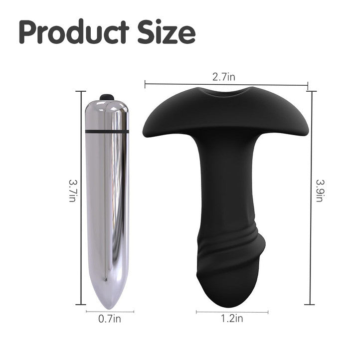 Star Arrow Butt Plug Product Dimensions