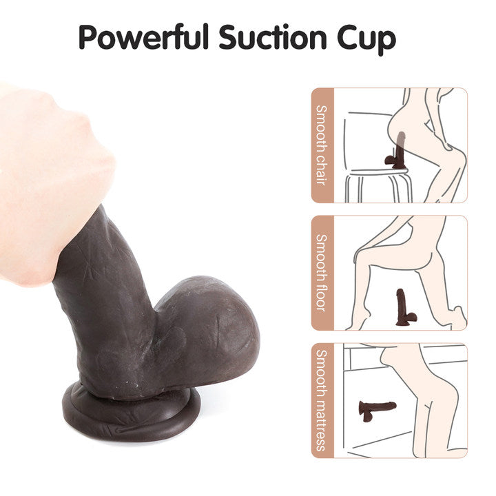 Fornicator Dildo with powerful suction cup, for easy and enjoyable use