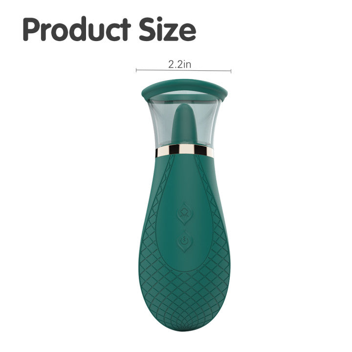 Honey Pistil Tongue Vibrator - Product size is 2.2 inches