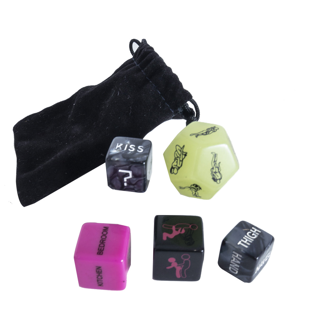 Position of Dice Game for adults. Easy to play with naughty dares.