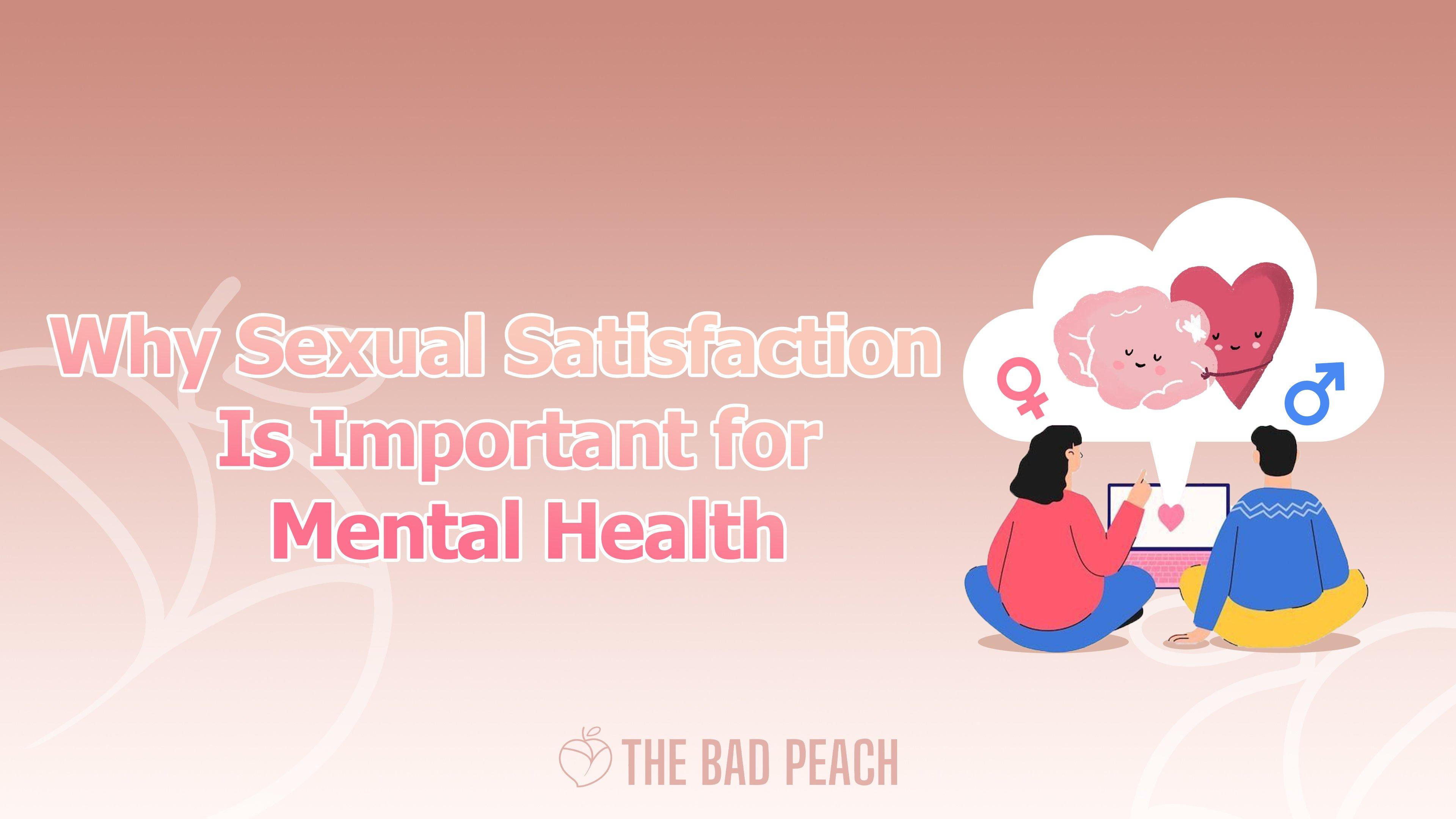 Sexual satisfaction and mental health concept
