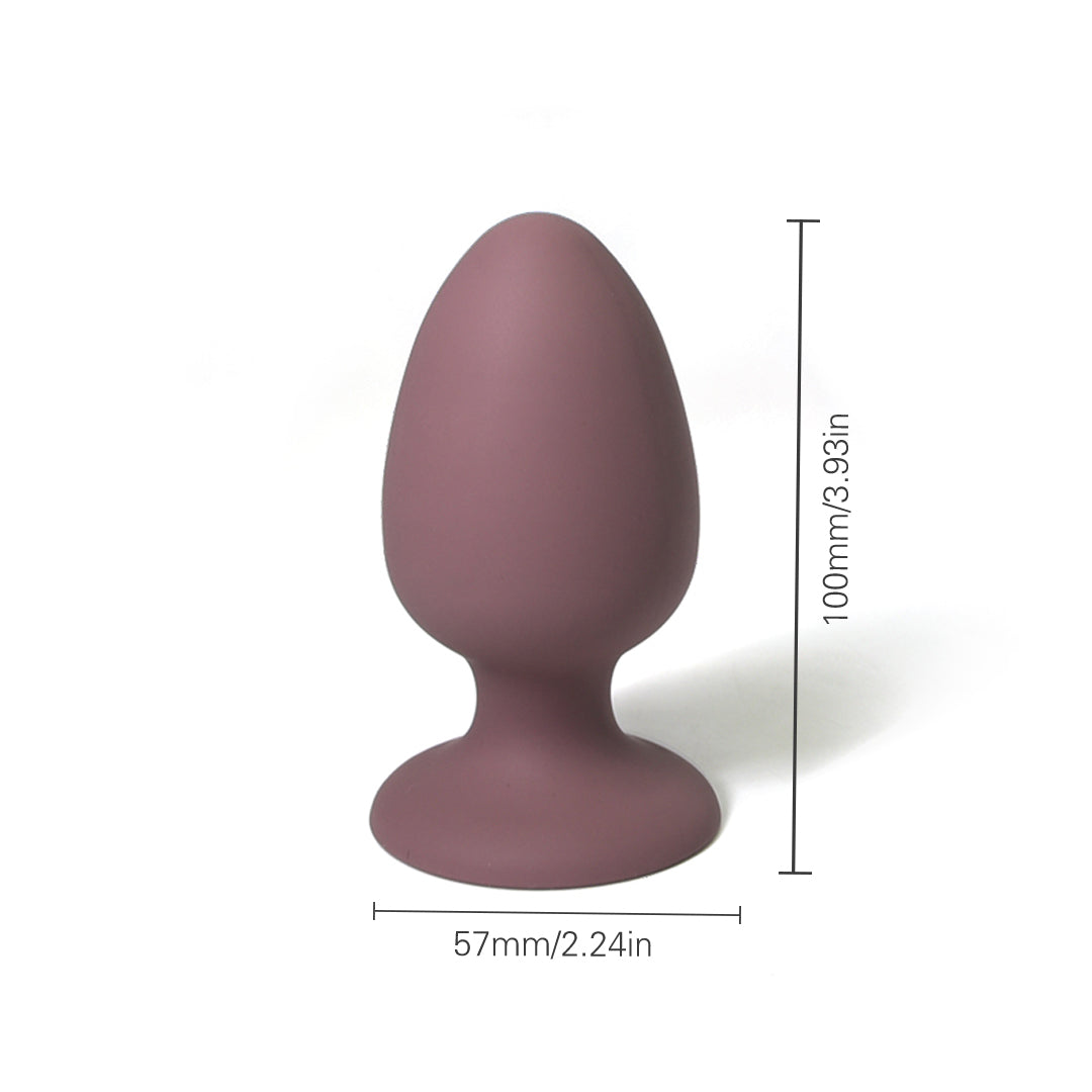Whispering Vale Brown Rocking Ball Anal Plug 3.93 Inch