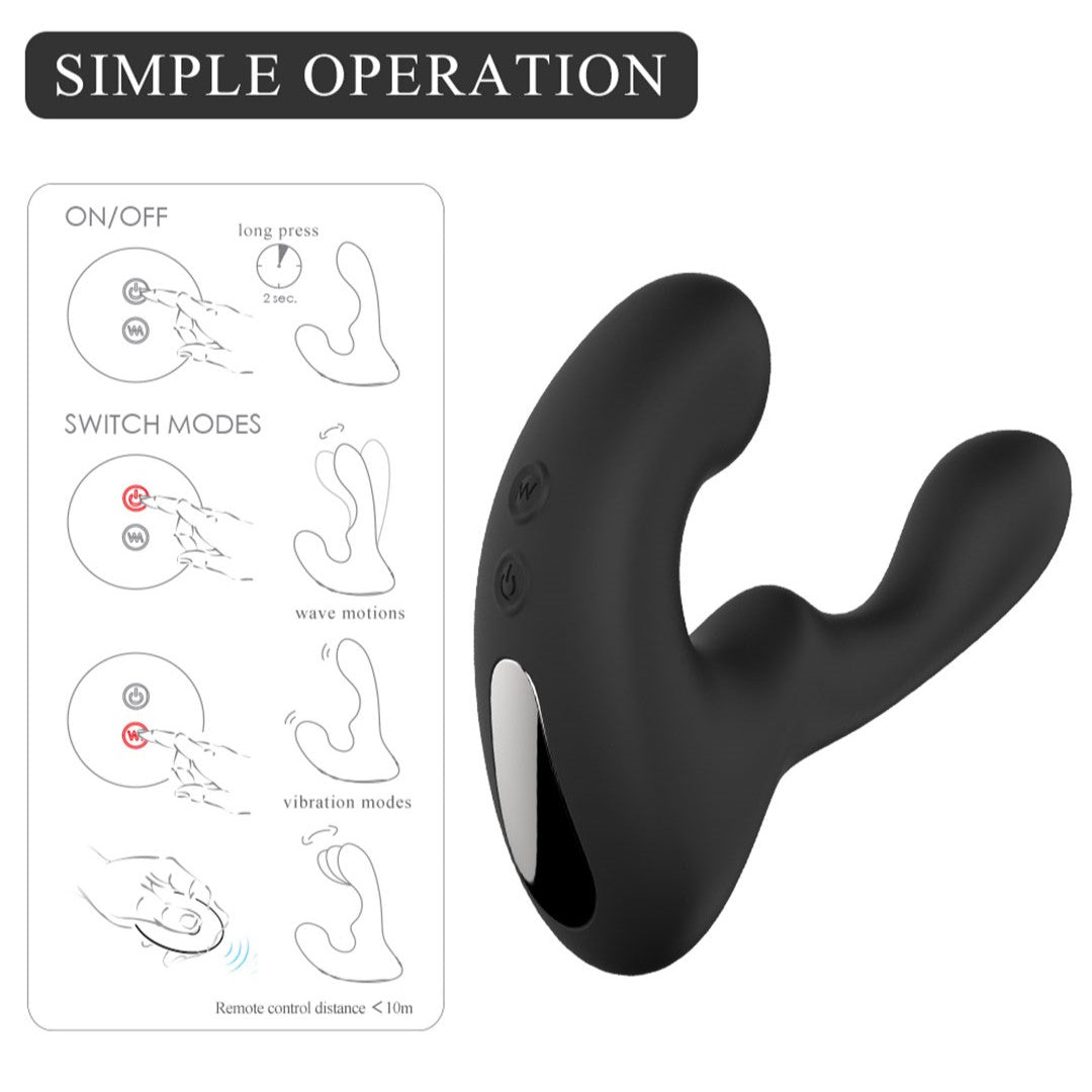 LANDYS-RCT Remote Control Rotating Prostate Massager