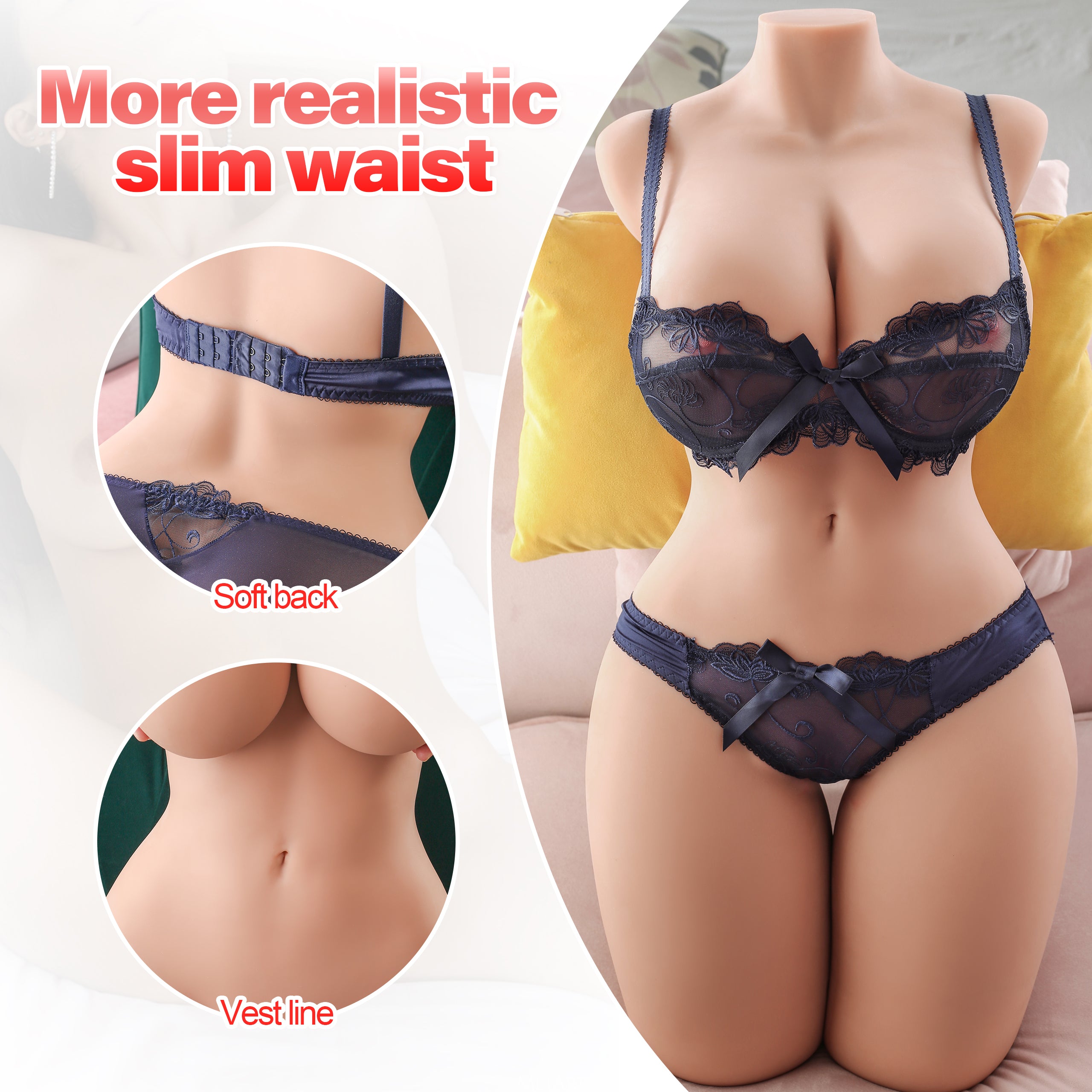 Mona Doll Realistic Slim Waist and Lingerie