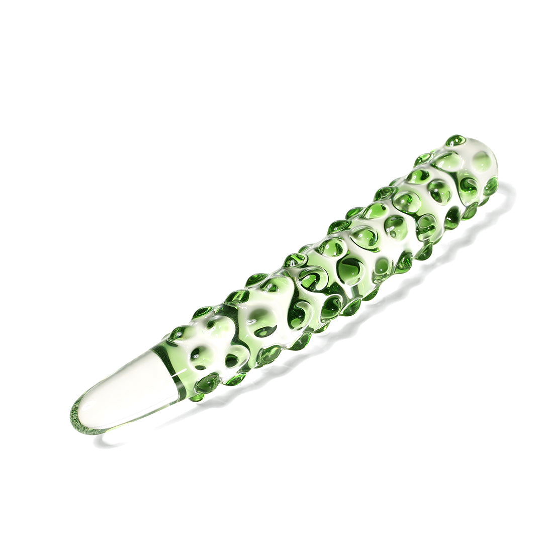 Cucumber Glass Butt Plugs Dildos 8 Inch