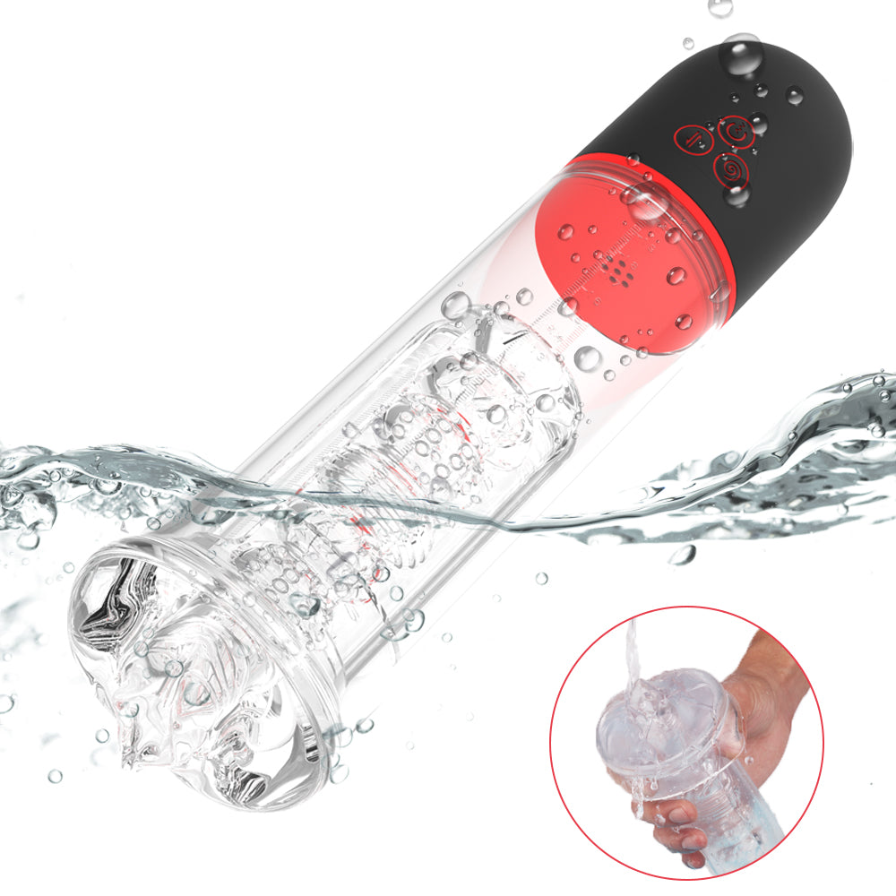 Waterproof automatic male masturbation cup