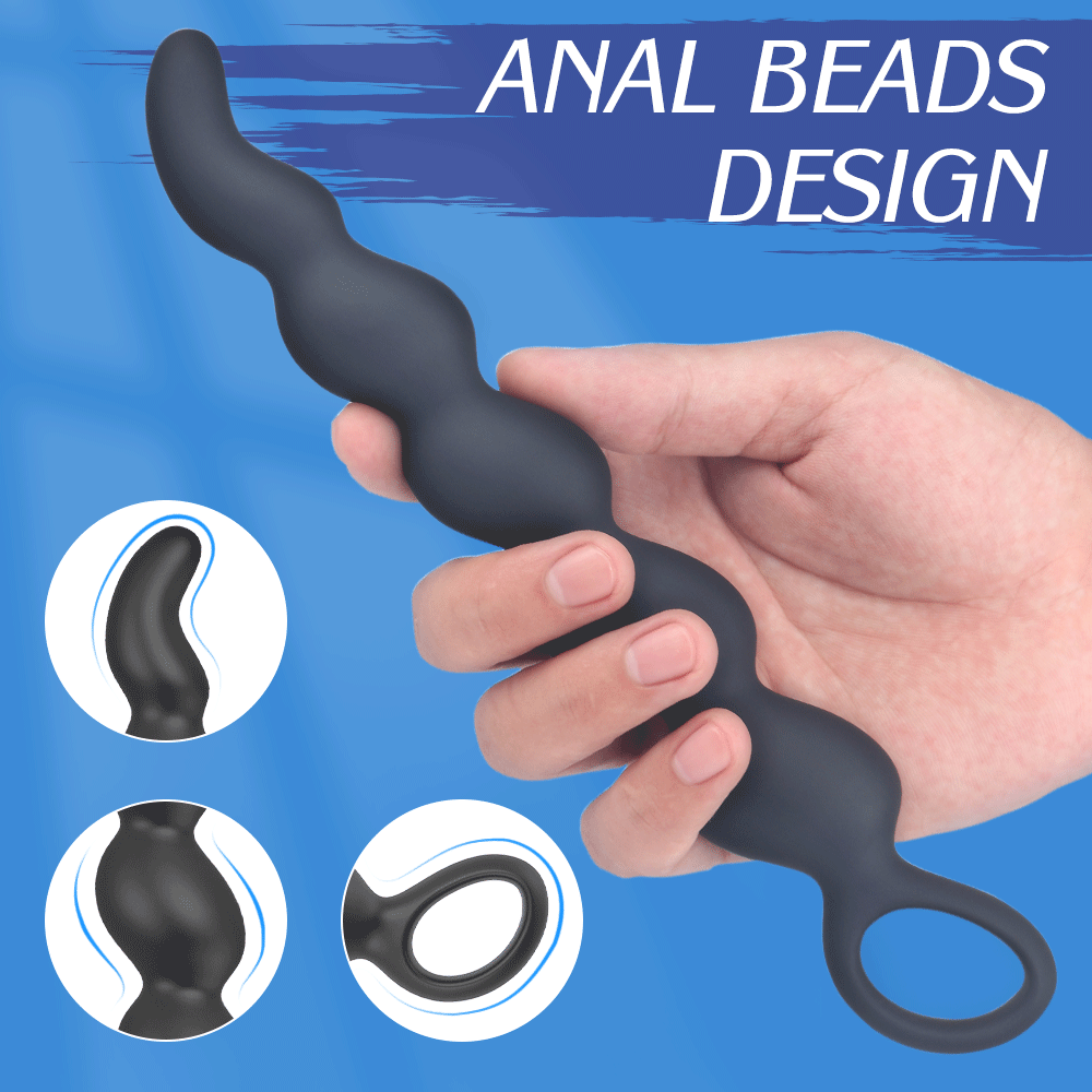 Steve Soft Silicone Extra Long Anal Bead