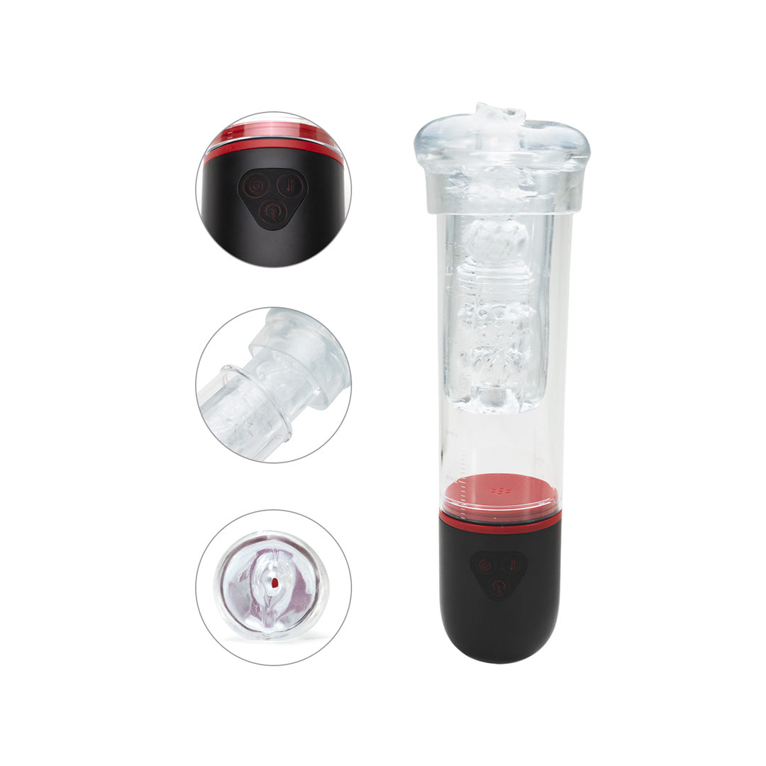 Air-2 Automatic Electronic Vibrator Male Masturbation Cup - Detail