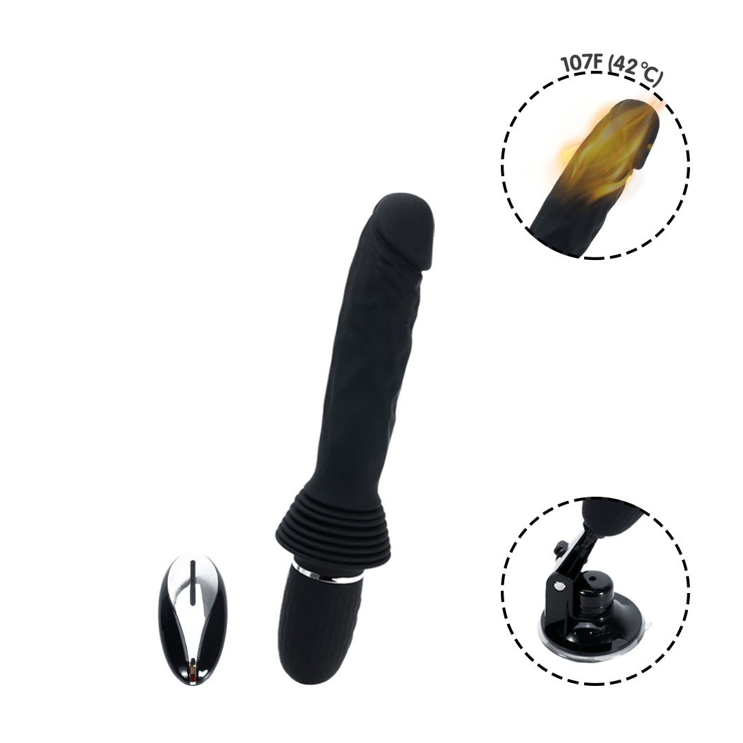 Viper-X Thrusting & Heating Remote Control Dildos Vibrator